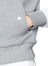 Detail View - Click To Enlarge - ELIZABETH AND JAMES - 'Sam' leather sleeve knit baseball jacket
