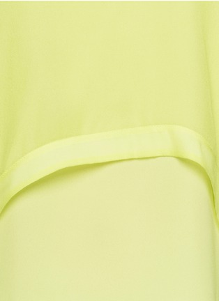 Detail View - Click To Enlarge - ELIZABETH AND JAMES - 'Marley' double tier silk crop top