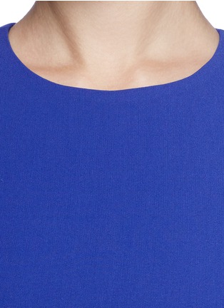 Detail View - Click To Enlarge - ELIZABETH AND JAMES - 'Solid Adara' zip side high neck dress