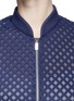 Detail View - Click To Enlarge - ELIZABETH AND JAMES - 'Gayn' diamond perforated scuba jersey jacket