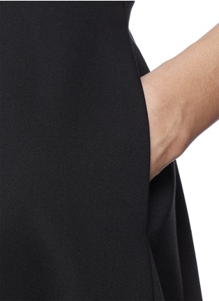 Detail View - Click To Enlarge - ALICE & OLIVIA - Box pleat cotton midi dress
