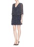 Figure View - Click To Enlarge - ALICE & OLIVIA - 'Lyla' sequin beaded blouson dress 
