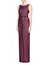 Front View - Click To Enlarge - ALICE & OLIVIA - 'Gemma' floral lace maxi dress