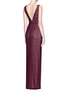 Figure View - Click To Enlarge - ALICE & OLIVIA - 'Gemma' floral lace maxi dress