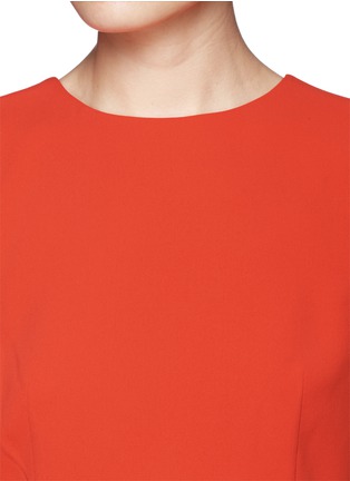 Detail View - Click To Enlarge - ALICE & OLIVIA - 'Klynn' crepe cropped top