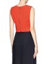 Back View - Click To Enlarge - ALICE & OLIVIA - 'Klynn' crepe cropped top