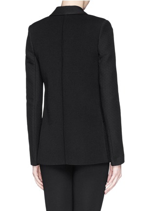 Back View - Click To Enlarge - PROENZA SCHOULER - Double breasted crepe blazer