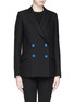 Main View - Click To Enlarge - PROENZA SCHOULER - Double breasted crepe blazer