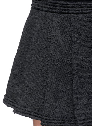 Detail View - Click To Enlarge - PROENZA SCHOULER - Bouclé tweed pleat flare skirt