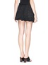 Back View - Click To Enlarge - PROENZA SCHOULER - Bouclé tweed pleat flare skirt