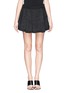 Main View - Click To Enlarge - PROENZA SCHOULER - Bouclé tweed pleat flare skirt