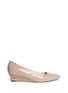 Main View - Click To Enlarge - COLE HAAN - 'Bethany' patent leather wedge pumps