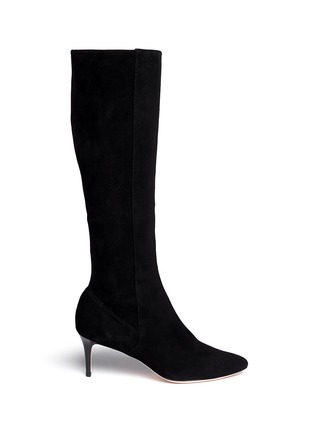 Main View - Click To Enlarge - COLE HAAN - 'Elisha' knee-high suede boots