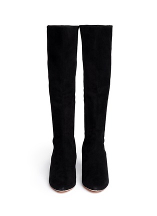 Figure View - Click To Enlarge - COLE HAAN - 'Elisha' knee-high suede boots