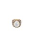 Main View - Click To Enlarge - ROBERTO COIN - Diamond jade 18k rose gold ring