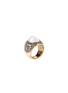 Figure View - Click To Enlarge - ROBERTO COIN - Diamond jade 18k rose gold ring