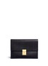 Main View - Click To Enlarge - THOM BROWNE  - Lock pebble grain leather document holder