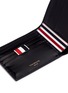 Detail View - Click To Enlarge - THOM BROWNE  - Turtle embroidered leather bifold wallet