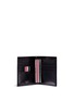 Figure View - Click To Enlarge - THOM BROWNE  - Turtle embroidered leather bifold wallet