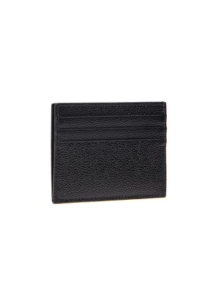 Figure View - Click To Enlarge - THOM BROWNE  - Pebble grain leather cardholder