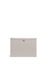 Main View - Click To Enlarge - THOM BROWNE  - Medium pebble grain leather document holder