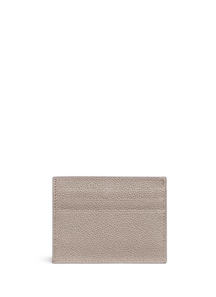 Figure View - Click To Enlarge - THOM BROWNE  - Pebble grain leather card holder