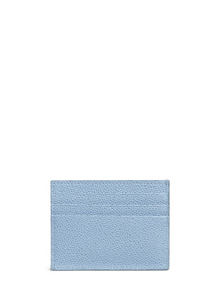 Figure View - Click To Enlarge - THOM BROWNE  - Pebble grain leather card holder