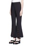 Front View - Click To Enlarge - ELLERY - 'Fourth Element' button vent flared pants