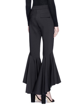 Back View - Click To Enlarge - ELLERY - 'Sin City' button flared pants