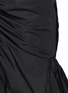 Detail View - Click To Enlarge - ELLERY - 'Amaretto' tie front ruched memory gabardine skirt