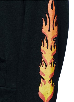 Detail View - Click To Enlarge - STUDIO SEVEN - 'Fire' print hoodie