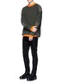 Figure View - Click To Enlarge - STUDIO SEVEN - 'Military Easy' drawstring waist pants