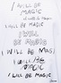 Detail View - Click To Enlarge - STUDIO SEVEN - Script print hooded coach jacket