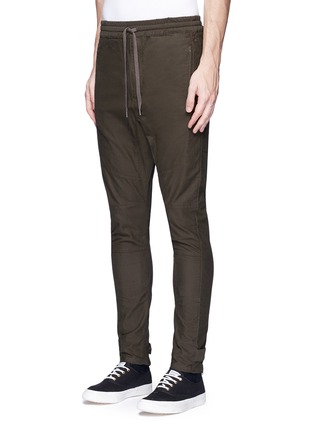 Front View - Click To Enlarge - STUDIO SEVEN - 'Military Easy' drawstring waist pants