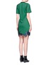 Back View - Click To Enlarge - 3.1 PHILLIP LIM - Floral sequin embroidered ottoman knit polo dress