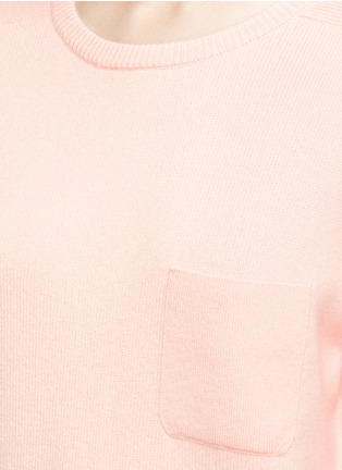 Detail View - Click To Enlarge - CHLOÉ - Pocket cashmere sweater