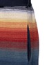 Detail View - Click To Enlarge - CHLOÉ - Belted stripe cashmere blend coat