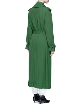 Back View - Click To Enlarge - ACNE STUDIOS - 'Lucie' fluid twill trench coat