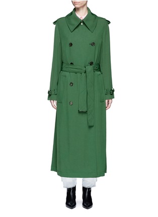 Main View - Click To Enlarge - ACNE STUDIOS - 'Lucie' fluid twill trench coat