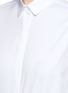Detail View - Click To Enlarge - MRZ - Colourblock plissé pleat cuff cotton shirt