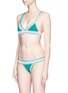 Figure View - Click To Enlarge - KIINI - 'Liv' crochet trim triangle bikini top