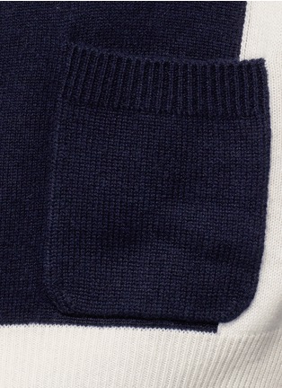 Detail View - Click To Enlarge - CHLOÉ - Colourblock cashmere cardigan