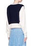 Back View - Click To Enlarge - CHLOÉ - Colourblock cashmere cardigan