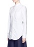 Front View - Click To Enlarge - THOM BROWNE  - Button down collar cotton Oxford shirt