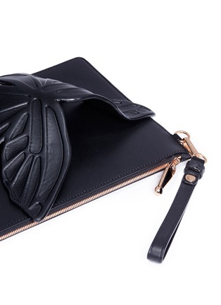  - SOPHIA WEBSTER - 'Flossy' 3D butterfly leather clutch