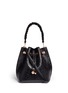 Main View - Click To Enlarge - SOPHIA WEBSTER - 'Romy' debossed butterfly leather bucket bag