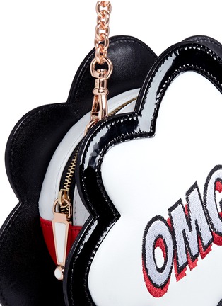 Detail View - Click To Enlarge - SOPHIA WEBSTER - 'OMG!?!' thought bubble leather bag