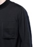 Detail View - Click To Enlarge - OAMC - 'Flight' quilted back sweatshirt