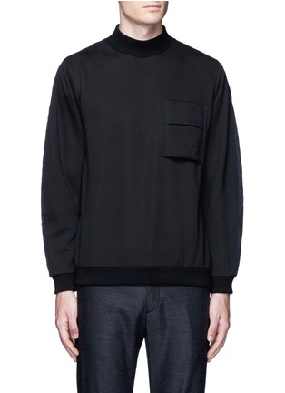 Main View - Click To Enlarge - OAMC - 'Flight' quilted back sweatshirt