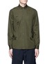 Main View - Click To Enlarge - OAMC - ''Airborne' utility strap cotton shirt